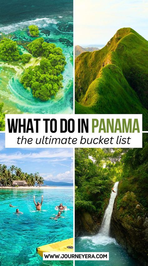 The Ultimate Panama Bucket List What To Do In Panama, Panama Aesthetic, Panama Itinerary, Panama Trip, Panama Panama, Things To Do In Panama, Panama Travel, Waterfall Trail, Ultimate Bucket List