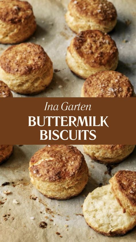 Ina Garten Buttermilk Biscuits Biscuits Buttermilk, Fluffy Buttermilk Biscuits, Buttermilk Biscuit Recipe, Bisquick Biscuits, Make Biscuits, Buttermilk Biscuit, Buttermilk Biscuits Recipe, Flaky Biscuits, How To Make Biscuits