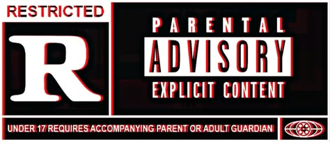 #RatedR #ParentalAdvisory #Logo #Glitch Explicit Logo Design, Parental Advisory Header, Parental Advisory Explicit Content Logo, Parent Advisory Explicit Content, Restricted Logo, Explicit Content Logo, Music Logo Aesthetic, Parental Advisory Png, Parental Advisory Logo