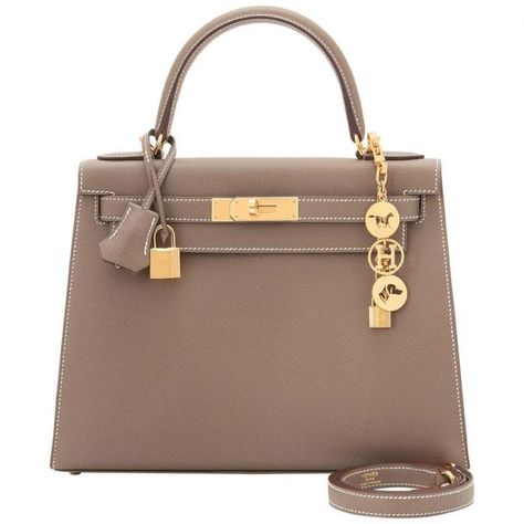 Hermes Kelly Sellier Bag 28cm Etoupe Taupe Epsom Gold Hardware | World's Best Hermes Kelly Sellier, Hermes Store, Kelly Sellier, Hermes Kelly Bag, Hermes Kelly 28, Leather Briefcase Men, Kelly Bag, Luxury Purses, Hermes Handbags