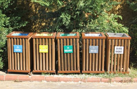 Recycle bins for waste segregation. Five recycle bins for waste segregation #Sponsored , #sponsored, #SPONSORED, #bins, #segregation, #waste, #Recycle Wooden Bins, Recycle Bins, Garbage Recycling, Recycling Station, Garbage Containers, Recycle Bin, Rubbish Bin, Metal Baskets, Trash And Recycling Bin