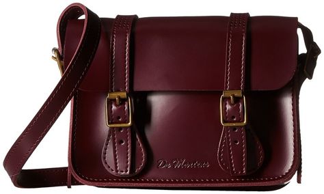 CLICK FOR AN AMAZING DEAL. Dr. Martens 7" Leather Satchel Red Satchel, Red Leather Purse, Red Leather Handbags, Real Leather Handbags, Leather Satchel Handbags, Red Purses, Red Handbag, Genuine Leather Purse, Classic Bags