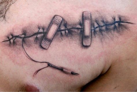 Zipper Tattoo, Scratch Tattoo, Arm Cover Up Tattoos, Ripped Skin Tattoo, Flesh Tattoo, Tattoo Ideas Males, Tattoo Over Scar, Tattoos To Cover Scars, Haunting Beauty