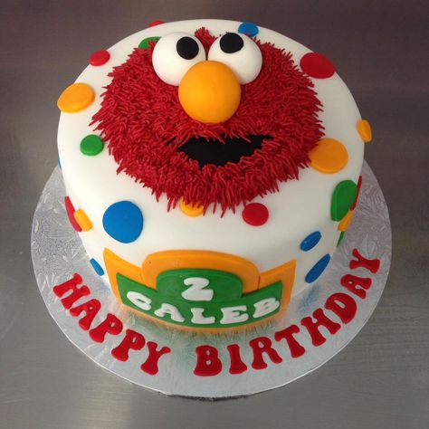 Sesame Street Birthday Party Ideas Food, Seaseme Street Birthday Party, Elmo Smash Cake, Monster Smash Cakes, Elmo Birthday Party Boy, Sesame Street Birthday Cakes, Elmo Birthday Cake, Sesame Street Cake, Baby Birthday Party Theme