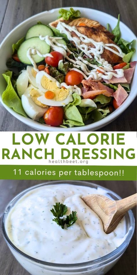 Low Calorie Ranch Dressing Recipe, Low Calorie Dressing Recipe, Low Calorie Ranch Dressing, Low Calorie Ranch, Low Calorie Salad Dressing Recipes, Homemade Buttermilk Ranch Dressing, Low Calorie Salad Dressing, Homemade Buttermilk Ranch, Health Beet