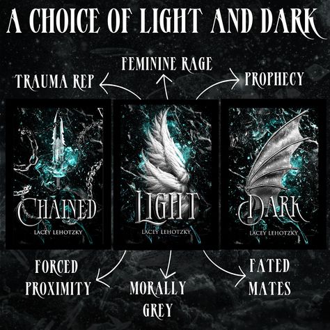 Need some dark fantasy romance recs with survivor FMCs? We’ve got you! A Choice of Light and Dark series by @laceylehotzkyauthor Of Gods and Monsters series by @dawndarlingauthor Prophecies of Angels and Demons series by @cassandra.aston.author Vines & Venom series by @authorrachelmays The Talented Fairytales series by @s.c.grayson The Blaze Legacy series by @lrfriedmanauthor #darkfantasyromancebooks #booktok #bookrecommendations #bookish #romantasy Dark Fantasy Romance, Dark Book, Dark Series, Romantic Book Quotes, Dark Books, Light Chain, Romantic Books, Romance Series, Touching Herself