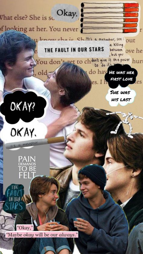 Hazel Grace Lancaster, Augustus Waters, Hazel Grace, The Fault In Our Stars, Lancaster, Collage, Stars, Books