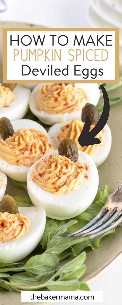 Smokey Pumpkin Deviled Eggs, Fall Themed Deviled Eggs, Harry Potter Deviled Eggs, Pumpkin Deviled Eggs, Pumpkin Cobbler, Thanksgiving Dinners, Savory Pumpkin Recipes, Moist Pumpkin Bread, Keto Side