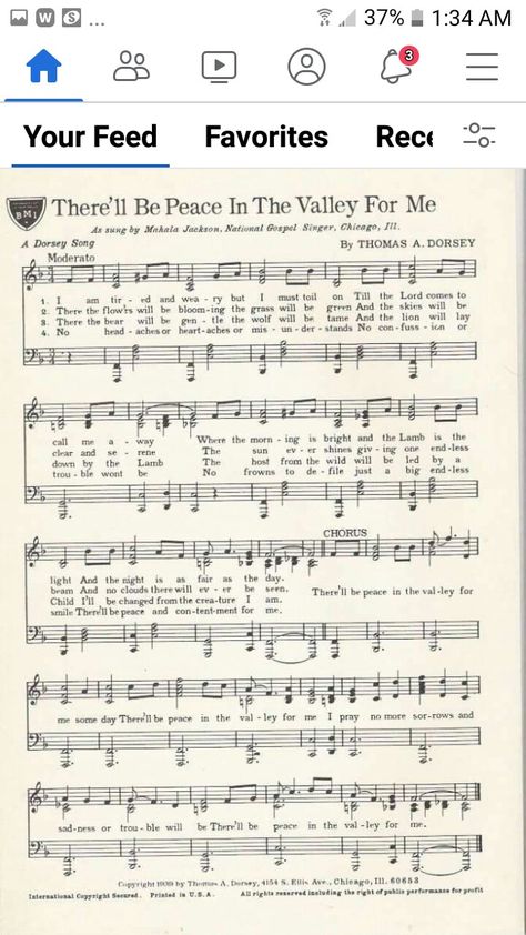 Music Peace, Peace In The Valley, Gospel Singer, Headache, The Valley, Sheet Music, Singing, Songs, Music