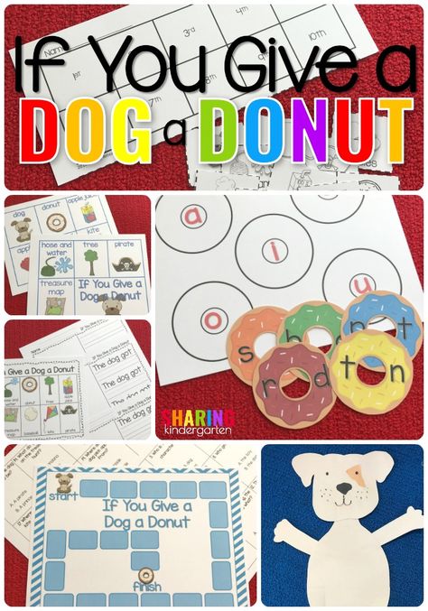 If You Give a Dog a Donut Activities and Fun If You Give A Dog A Doughnut Activities, Donut Day Activities, Dog A Donut Activities, Donut Activities, Tiny Classroom, Konmari Books, Bakery Theme, Abc Countdown, Laura Numeroff