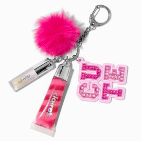 Lip Gloss Keychain, Cute Lip Gloss, Starlight Express, Strawberry Soda, Cute Keychains, Paper Bag Design, Claire's Accessories, Shimmer Lip Gloss, Flavored Lip Gloss