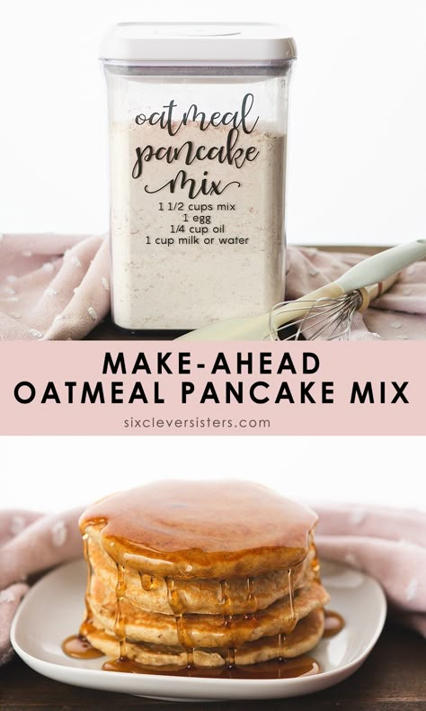 Pancake Mix Storage, Homemade Pancake Mix Recipe Healthy, Simple Pancake Mix Recipes, Homemade Pancake Mix Recipe Just Add Water, Make Ahead Pancake Mix Recipe, Homemade Protein Pancake Mix Recipe, Premade Pancake Mix Recipes, Healthy Pancake Mix Recipe, Diy Pancake Mix Easy Just Add Water