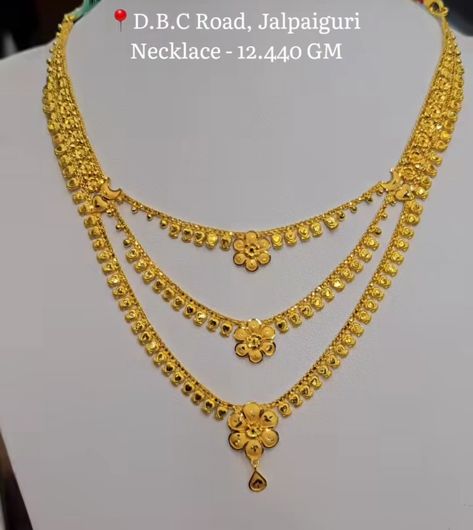 Lohori Gold Necklace, Malabar Jewellery, Marriage Planning, Thali Chain, Mughal Jewelry, Indian Gold Necklace Designs, Simple Necklace Designs, Gold Earrings For Kids, Pearl Earrings Designs