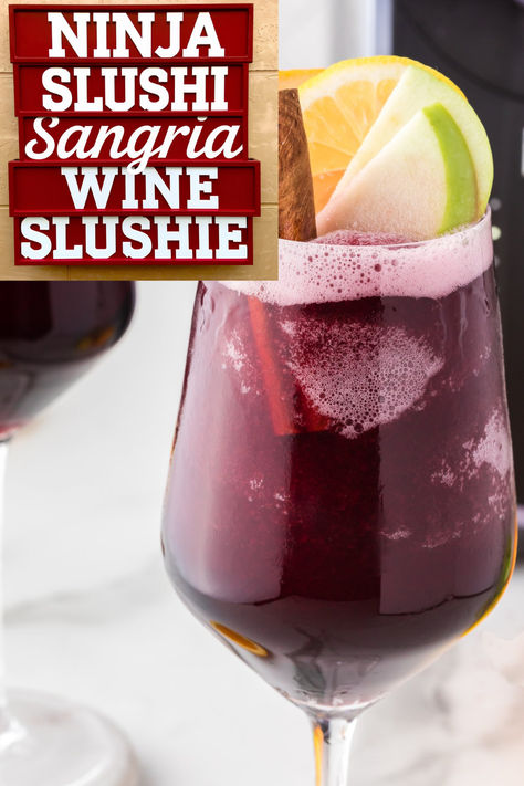 Ninja Slushi Sangria Wine Slushie Ninja Slushie Recipes Alcohol, Slushie Ideas, Wine Slushie Recipe Easy, Ninja Slushie Machine Recipes, Ninja Slushie Recipes, Slushie Recipes, Wine Slushie Recipe, Ninja Creamy, Slushy Drinks