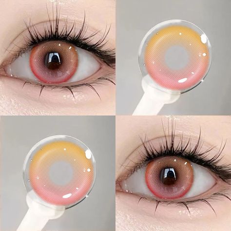 Brand Name: YICKYUE Material: HEMA-NVP Certification: CE External Testing Certification: fda Sphere (SPH): -8.00 Item Type: Color Contact Lenses Package Quantity: TWO PIECES Contact Lenses Type: Yearly Disposable Diameter (mm): 14.0-14.5mm Thickness(mm): 0.06-0.15 mm Number of Pieces: COMBO Function1: Make your eyes look bigger Function2: Suit for Party, Cosplay, Fashion Show, Halloween Makeup, etc. Function3: Safe, comfortable and durable Function4: Color Contact Lenses Star Contacts Lenses, Pink Eyes Contacts, Cool Contact Lenses, Korean Lenses, Cool Contacts, Make Your Eyes Look Bigger, Eyes Look Bigger, Cosplay Fashion, Color Contact Lenses