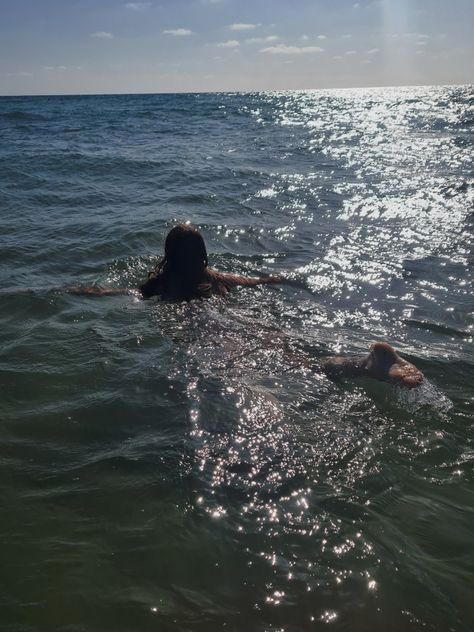 Diamondcore Aesthetic, Ocean Swimming Aesthetic, Beach Photo Aesthetic, Personal Collage, Romanticise Life, Arrow Tattoos For Women, Malibu Rising, Swimming Photos, Ocean Swimming