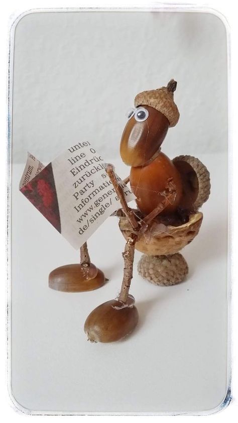 Acorn Crafts, Cones Crafts, Pine Cone Crafts, Autumn Crafts, Welding Art, Nature Crafts, Small Cards, Art Metal, Metal Artwork