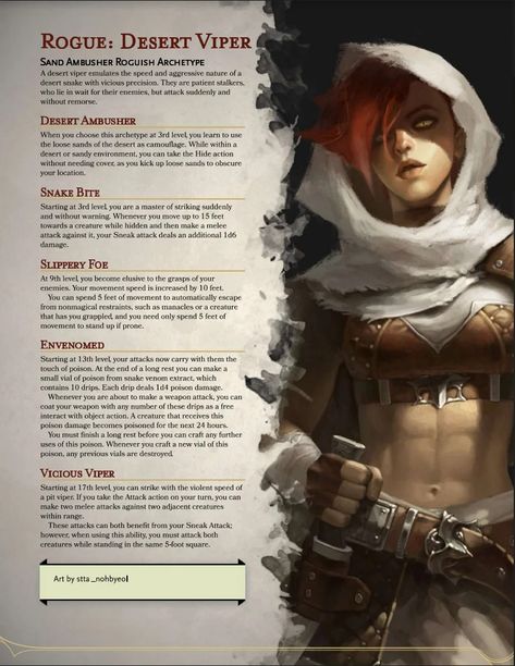 Unearthed Arcana, Monk Dnd, Dungeons And Dragons Races, Dnd Npc, D D Classes, Dnd Classes, Dnd Races, Dungeons And Dragons Classes, Dnd 5e Homebrew