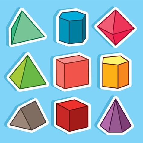 Bonito vector de prisma geométrico de dibujos animados Multiplication Fun, Middle School Math Classroom, Elementary Learning, Theme Tattoo, Solid Shapes, Education Motivation, Education Quotes For Teachers, Math Videos, Education Kindergarten