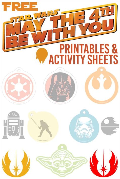 May the 4th Be With you printables and May the fourth be with you activities. #MayTheFourthBeWithYou #MayThe4thBeWithYou Star Wars Day Activities, Star Wars Coloring Sheet, Star Wars Activities, Star Wars Printables, Star Wars Classroom, Star Wars Cookies, Star Wars Crafts, May The Fourth Be With You, Star Wars Quotes