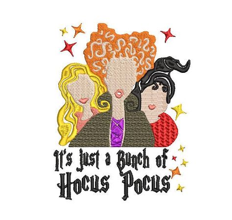 Hocus Pocus Movie, Kathy Najimy, Embroidery Halloween, Sara Jessica Parker, Dragon Boat Festival, Hocus Pocus, Picture Design, Halloween Design, Machine Embroidery Design