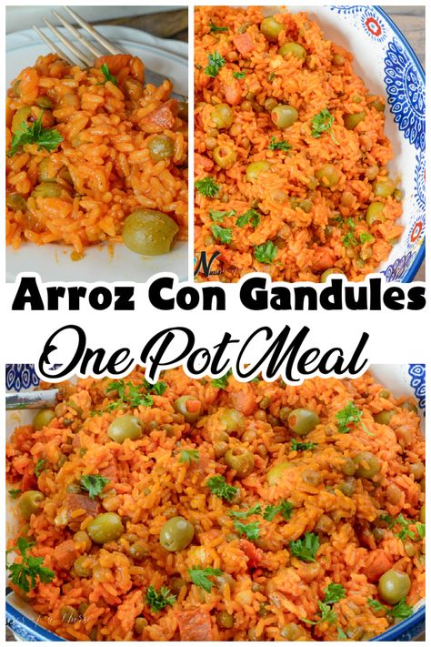 Transform your leftover ham into a flavorful masterpiece with this easy Arroz Con Gandules recipe! Made with aromatic herbs, savory ham, and tender pigeon peas, this traditional Puerto Rican dish is bursting with Caribbean flavors. Perfect for family dinners or special occasions, this one-pot wonder will transport your taste buds to the sunny shores of Puerto Rico. Pin now to enjoy a taste of the tropics in your own kitchen Pigeon Peas And Rice Puerto Rico, Gandules Guisados Puerto Rico, Puerto Rican Beans And Potatoes, Puerto Rican Vegetarian Recipes, Easy Puerto Rican Recipes Dinners, Puerto Rican Pique Recipe, Easy Puerto Rican Recipes, Arroz Con Gandules Puerto Rican, Puerto Rican Recipes Rice