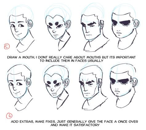 Face Types Drawing, Character Diversity, Same Face Syndrome, Face Structure, Drawing Face Expressions, Art Advice, Drawing Expressions, How To Give, Anatomy Art