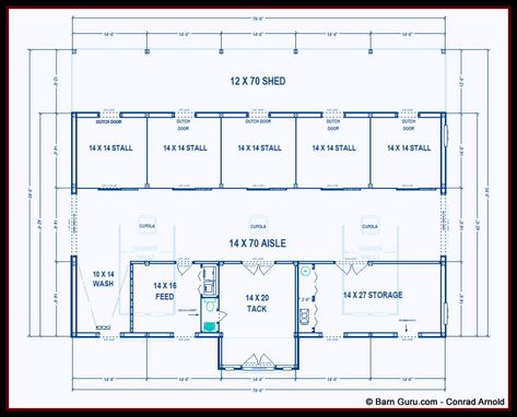 Stables Layout, Pasture Layout, 4 Stall Horse Barn, Horse Farm Layout, Horse Stables Design, Equine Barns, Barn Layout, Horse Farm Ideas, Horse Barn Designs