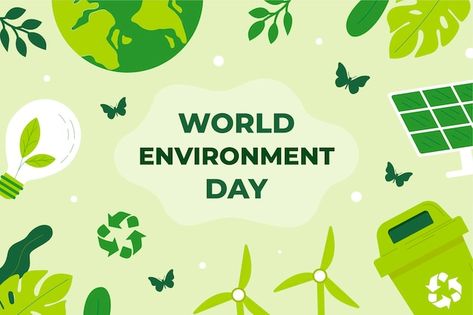 World Environment Day Posters, Flat World, Visual Communication Design, Powerpoint Background Design, Day Background, World Environment Day, Environment Day, Anime Jokes, Communication Design