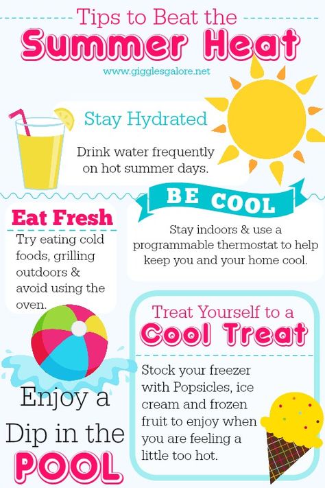 Summer is officially here arne the temperatures are starting to soar.  Here are 5 Tips to Beat the Summer Heat. Infusion Therapy, Unique Party Decor, Iv Infusion, Creative Party Ideas, Diy Summer Crafts, Body Wellness, Summer Fun For Kids, Summer Crafts For Kids, Energy Bill