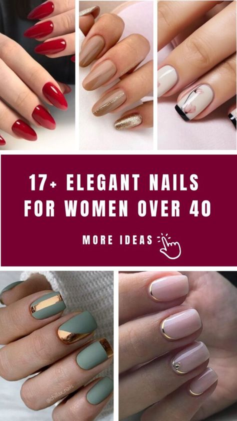 Nails For Any Occasion, Nail Art For Indian Skin, Gel Nail Designs Elegant, Elegant Nail Colors Classy Simple, Nails For Women Over 50 Over 50, Spring Elegant Nails, Build A Gel Nail Designs, Nails For Older Women Over 50 Nailart, Classy Nails Elegant