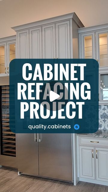 Quality Cabinet Refacing, Inc. on Instagram: "I’m excited to share this incredible cabinetry transformation with you! This kitchen is charming but needs a modern update, while keeping the beautiful stone countertops. Here’s our plan:  🔹 Remove outdated doors and fronts, replacing them with sleek, new designs that seamlessly meet in the center. 🔹 Install a drawer bank on one side for easier access and a more streamlined look. 🔹 Add soft-close hinges and dovetail drawers with soft-close slides to eliminate slamming and enhance functionality.  We’ll make this kitchen look brand new without the hassle of a full renovation. Ready to give your kitchen a facelift? Contact us at 727-799-5220. Let’s create your dream kitchen together!  #KitchenMakeover #CabinetRefacing #tampaflorida #tampacustom Flat Front Kitchen Cabinets Makeover, How To Reface Cabinets, How To Replace Cabinet Doors, Refacing Kitchen Cabinets Before After, Cabinet Refacing Before And After, How To Reface Kitchen Cabinets, Replace Cabinet Doors, Reface Cabinet Doors, Replace Kitchen Cabinet Doors