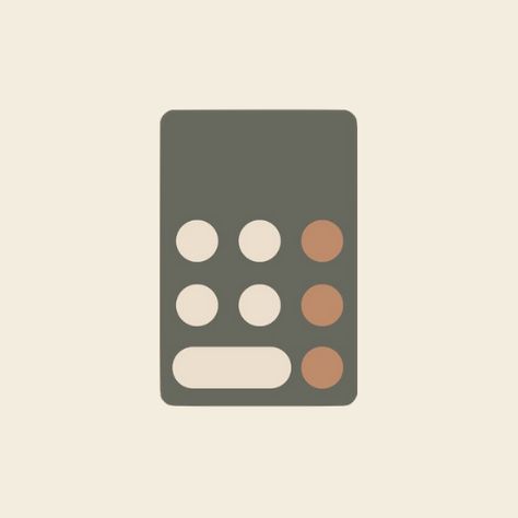 Widget Icon Calculator, Calculator App Icon Aesthetic, Earthy App Icons, Apple Icon Aesthetic, Calculator Icon Aesthetic, App Icon Calculator, Calculator App Icon, Green Ios, Calculator Icon