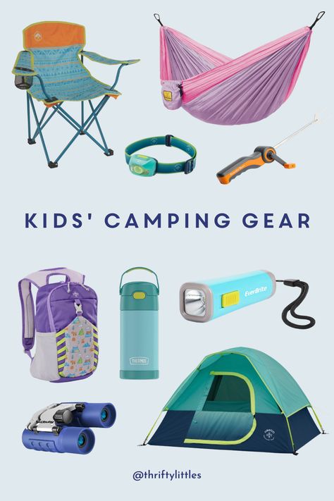 Get the kids geared up for camping in the great outdoors! 🏕 Kids Camping, Kids Camping Gear, Camping With Toddlers, Kids Fashion Inspiration, Kids Gear, Childrens Room Decor, Toddler Learning Activities, Camping With Kids, Baby Gear