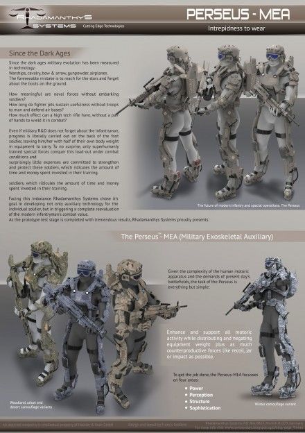 Francis Goeltner Archives - Soldier Systems Daily Exoskeleton Suit, Powered Exoskeleton, Futuristic Armour, Marketing Brochure, Future Soldier, Naval Force, Combat Gear, Power Armor, Futuristic Technology