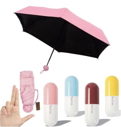 Summer Merch, Pocket Umbrella, Finger Injury, Capsule Design, College Things, Cute Umbrellas, Claire's Accessories, Small Umbrella, Mini Umbrella