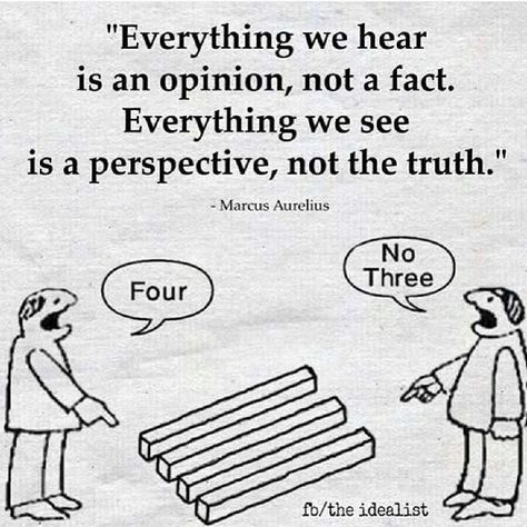 Engineering Memes on Instagram: “Opinion vs Fact. Perspective vs Truth. #engineering #truth #perspective #intelligence #fact #opinion #engineer #science #stem” Instagram