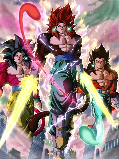 Vegeta Artwork, Vegeta Super Saiyan 4, Super Saiyan 4 Goku, Dbz Gt, Gogeta And Vegito, Image Dbz, Super Saiyan 4, Goku Y Vegeta, Super Goku