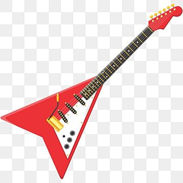 Cartoon Electric Guitar, Rock Clipart, Musical Instruments Clipart, Guitar Cartoon, Guitar Decorations, Red Clipart, Guitar Clipart, Music Vector, Music Clipart