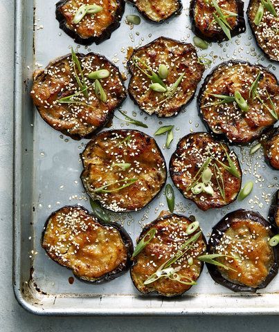 Roasted Eggplant With Miso and Sesame Seeds | Get the recipe for Roasted Eggplant With Miso and Sesame Seeds. Broiled Eggplant, Best Eggplant Recipe, Roasted Eggplant Recipes, Sesame Seeds Recipes, Eggplant Recipes Easy, Egg Plant, Honey Water, Eggplant Dishes, Roasted Eggplant