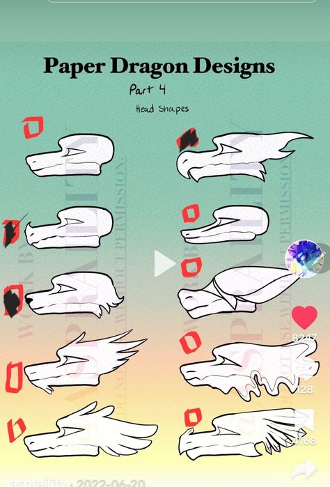 Paper Dragon Puppet Accessories, Paper Dragon Hand Puppet Ideas, Paper Dragon Ears Ideas, Paper Dragon Puppet Head Shape Ideas, Paper Dragon Accessories, Paper Dragon Puppet Ideas Template, Paper Dragon Design Ideas, Dragon Puppet Ear Ideas, Paper Dragon Puppet Design