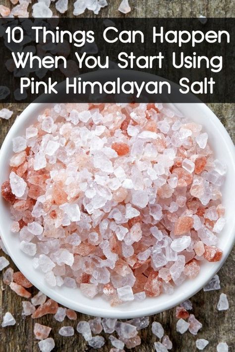 10 Things Can Happen When You Start Using Pink Himalayan Salt ~ Desayuno Keto, Himalayan Pink Salt, Pink Salt, Himalayan Salt, Back To Nature, Health Info, Natural Medicine, Wellness Tips, Health Remedies