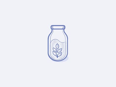 Oat Milk by Nadège Blanquet 🏳️‍🌈 | Dribbble | Dribbble Oat Milk Illustration, Oat Milk Tattoo, Milk Logo, Character Outline, Oat Milk, Silver Spring, Show And Tell, Cute Halloween, Oats