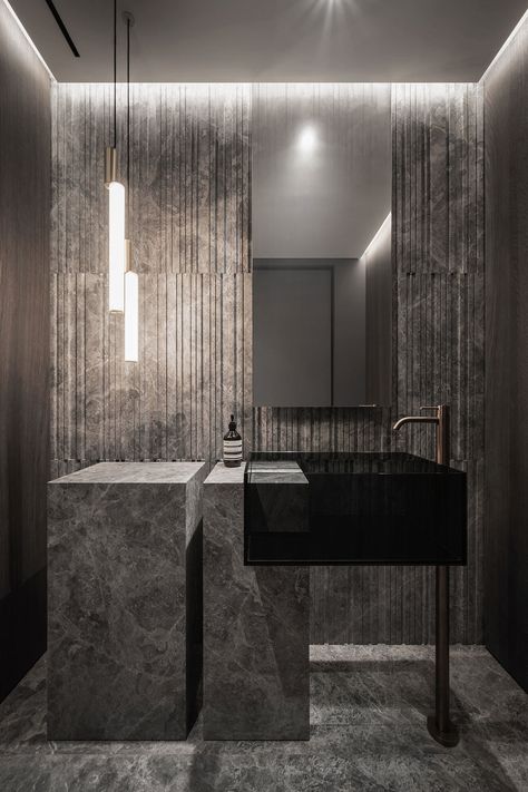 Yodezeen Architects, تصميم دورة مياه, Ukraine Design, Kyiv Ukraine, Toilet Design, Modern Mansion, Diy Travel, Eclectic Style, Guest Bathroom