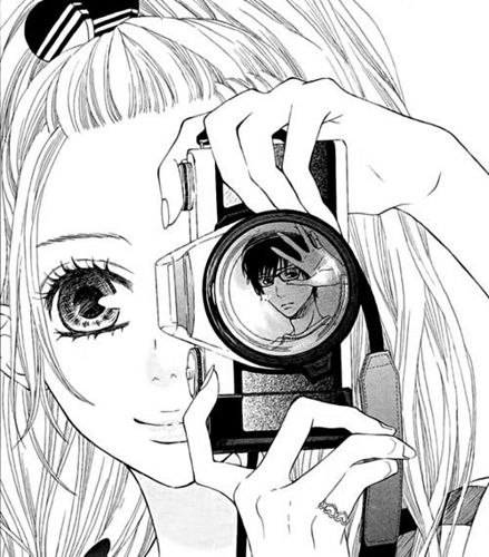 Pose | Flickr - Photo Sharing! Cute Chibi Couple, Photo Manga, Pink Manga, Camera Drawing, Girls With Cameras, Chibi Couple, Camera Art, Anime Illustration, Manga Love