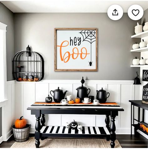 Halloween Entryway Decor, Spider Web Decor, Hey Boo Halloween, Halloween Entryway, Halloween Mantel Decor, Halloween Chalkboard, Wall Decor Halloween, Spider Web Decoration, Halloween Wood Signs