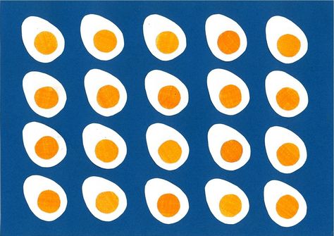 Eggs in their best form. Egg Illustration, Egg Egg, 달력 디자인, Graphisches Design, Primary Colours, Japanese Graphic Design, Pattern Texture, Egg Art, Pattern Illustration