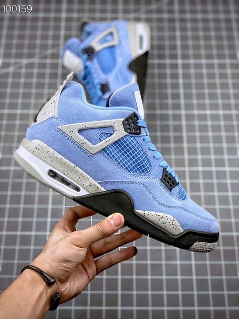 Air Jordan 4 Retro SE University Blue CT8527-400 Jordan 4 University Blue, Air Dior, Jordan 4s, Cute Nike Shoes, Jordan 4 Retro, Cute Nikes, Air Jordan 4 Retro, How Do I Get, Women Best