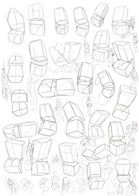 robo bean gesture Box Anatomy Reference, Anime Anatomy Sketch, Robo Bean Anatomy, Box Method Drawing, Anatomy Practice Study, Box Anatomy, Boxes Reference, Basic Anatomy Drawing, Shapes Perspective