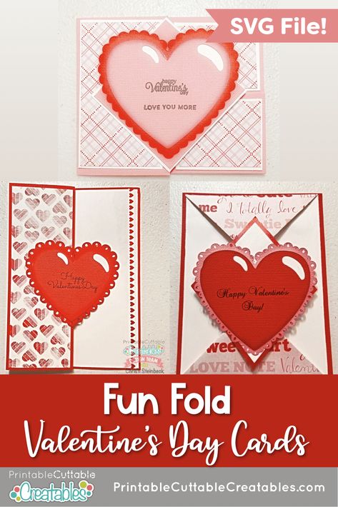 Try something different with fun fold Valentine’s Day Cards. Christi’s shows us three different kinds of folds, so your cards can be as unique as the person you give them to! Floating Candle Decorations, Valentine Card Template, Etching Cream, Card Crafts, Your Cards, Valentine's Day Cards, Scrapbook Sketches, Valentine Card, Different Kinds